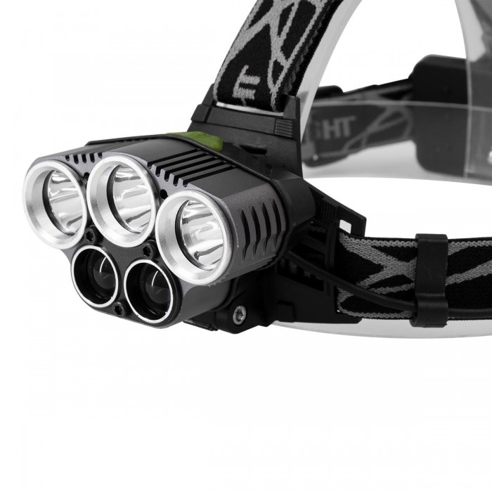 GloboStar® 79058 Φακός Κεφαλής Επαναφορτιζόμενος LED CREE XML2-T6 Chip 50 Watt 5000lm με 2 x 18650 Μπαταρίες 5200mAh Ψυχρό Λευκό 6000K GloboStar® 79058 Φακός Κεφαλής Επαναφορτιζόμενος LED CREE XML2-T6 Chip 50 Watt 5000lm με 2 x 18650 Μπαταρίες 5200mAh Ψυχρό Λευκό 6000K