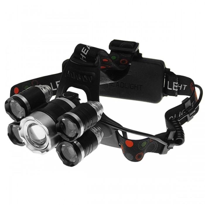 GloboStar® 79059 Φακός Κεφαλής Επαναφορτιζόμενος LED CREE XML2-T6 Chip 50 Watt 5000lm με 2 x 18650 Μπαταρίες 5200mAh Ψυχρό Λευκό 6000K GloboStar® 79059 Φακός Κεφαλής Επαναφορτιζόμενος LED CREE XML2-T6 Chip 50 Watt 5000lm με 2 x 18650 Μπαταρίες 5200mAh Ψυχρό Λευκό 6000K