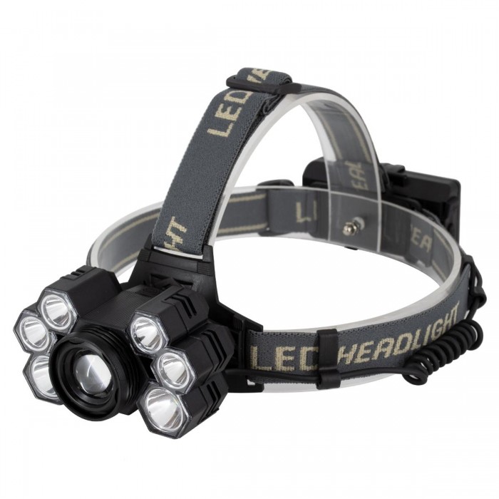 GloboStar® 79061 Φακός Κεφαλής Επαναφορτιζόμενος Zoom LED CREE XML2-T6 Chip 90 Watt 9000lm με 2 x 18650 Μπαταρίες 13600mAh Ψυχρό Λευκό 6000K GloboStar® 79061 Φακός Κεφαλής Επαναφορτιζόμενος Zoom LED CREE XML2-T6 Chip 90 Watt 9000lm με 2 x 18650 Μπαταρίες 13600mAh Ψυχρό Λευκό 6000K