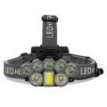 GloboStar® 79062 Φακός Κεφαλής Επαναφορτιζόμενος LED CREE XML2-T6 Chip 60 Watt 6000lm με 2 x 18650 Μπαταρίες 13600mAh Ψυχρό Λευκό 6000K