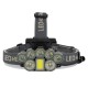 GloboStar® 79062 Φακός Κεφαλής Επαναφορτιζόμενος LED CREE XML2-T6 Chip 60 Watt 6000lm με 2 x 18650 Μπαταρίες 13600mAh Ψυχρό Λευκό 6000K GloboStar® 79062 Φακός Κεφαλής Επαναφορτιζόμενος LED CREE XML2-T6 Chip 60 Watt 6000lm με 2 x 18650 Μπαταρίες 13600mAh Ψυχρό Λευκό 6000K