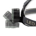 GloboStar® 79062 Φακός Κεφαλής Επαναφορτιζόμενος LED CREE XML2-T6 Chip 60 Watt 6000lm με 2 x 18650 Μπαταρίες 13600mAh Ψυχρό Λευκό 6000K