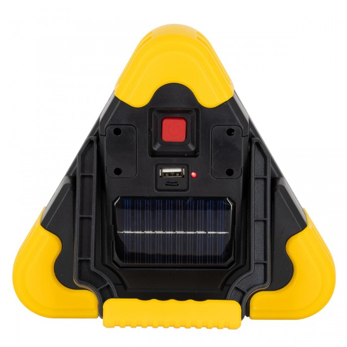 GloboStar® 79080 Φορητό Επαναφορτιζόμενο Τρίγωνο Ασφαλείας - Προβολέας Εργασίας LED COB 15W 1500lm με Ενσωματωμένη Μπαταρία 1200mAh & Φωτοβολταϊκό Πάνελ - 5 Light Modes & Power Bank με Καλώδιο Φόρτισης USB Αδιάβροχο IP54 Ψυχρό Λευκό 6000K GloboStar® 79080 Φορητό Επαναφορτιζόμενο Τρίγωνο Ασφαλείας - Προβολέας Εργασίας LED COB 15W 1500lm με Ενσωματωμένη Μπαταρία 1200mAh & Φωτοβολταϊκό Πάνελ - 5 Light Modes & Power Bank με Καλώδιο Φόρτισης USB Αδιάβροχο IP54 Ψυχρό Λευκό 6000K