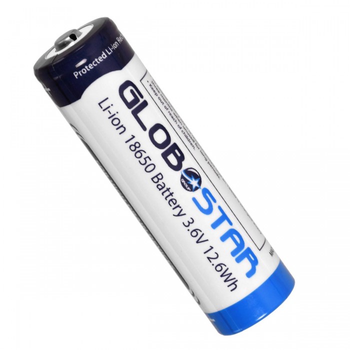 GloboStar® 79093 Επαναφορτιζόμενη Μπαταρία Λιθίου 18650 3600mAh Li-ion 3.6V 12.6Wh με Overcharge / Discharge Προστασία GloboStar® 79093 Επαναφορτιζόμενη Μπαταρία Λιθίου 18650 3600mAh Li-ion 3.6V 12.6Wh με Overcharge / Discharge Προστασία