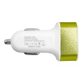 Globostar® 79502 Πράσινος Φορτιστής Αυτοκινήτου DC 12-24V με 3 Εξόδους USB DC 5V Max 3.1A 20W και Καλώδιο USB σε Type-C