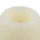 GloboStar® CANDLE 79537 Διακοσμητικό Realistic Κερί με LED Εφέ Κινούμενης Φλόγας - Μπαταρίας 3 x LR1130 Θερμό Λευκό 2700K Μπεζ D6 x H5cm