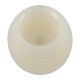 GloboStar® CANDLE 79548 ΣΕΤ 2 x Διακοσμητικά Realistic Κεράκια με LED Εφέ Κινούμενης Φλόγας - Μπαταρίας 12 x CR2032 Μπλε Μπεζ D6 x H5cm