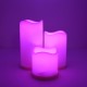 GloboStar® 79553 ΣΕΤ 3 Διακοσμητικών Realistic Κεριών με LED - Μπαταρίας & Ασύρματο Χειριστήριο IR Πολύχρωμα RGB Dimmable GloboStar® 79553 ΣΕΤ 3 Διακοσμητικών Realistic Κεριών με LED - Μπαταρίας & Ασύρματο Χειριστήριο IR Πολύχρωμα RGB Dimmable