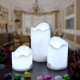 GloboStar® 79554 ΣΕΤ 3 Διακοσμητικών Realistic Κεριών Παραφίνης με LED - Μπαταρίας & Ασύρματο Χειριστήριο IR Ψυχρό Λευκό 6000K Dimmable GloboStar® 79554 ΣΕΤ 3 Διακοσμητικών Realistic Κεριών Παραφίνης με LED - Μπαταρίας & Ασύρματο Χειριστήριο IR Ψυχρό Λευκό 6000K Dimmable