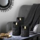 GloboStar® 79557 ΣΕΤ 3 Διακοσμητικών Realistic Κεριών Παραφίνης με LED Εφέ Κινούμενης Φλόγας - Μπαταρίας & Ασύρματο Χειριστήριο IR Μαύρα με Ασημένιες Ρίγες Θερμό Λευκό 3000K Dimmable GloboStar® 79557 ΣΕΤ 3 Διακοσμητικών Realistic Κεριών Παραφίνης με LED Εφέ Κινούμενης Φλόγας - Μπαταρίας & Ασύρματο Χειριστήριο IR Μαύρα με Ασημένιες Ρίγες Θερμό Λευκό 3000K Dimmable