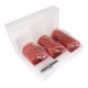GloboStar® 79558 ΣΕΤ 3 Διακοσμητικών Realistic Κεριών Παραφίνης με LED Εφέ Κινούμενης Φλόγας - Μπαταρίας & Ασύρματο Χειριστήριο IR Κόκκινα με Ασημένιες Ρίγες Θερμό Λευκό 3000K Dimmable GloboStar® 79558 ΣΕΤ 3 Διακοσμητικών Realistic Κεριών Παραφίνης με LED Εφέ Κινούμενης Φλόγας - Μπαταρίας & Ασύρματο Χειριστήριο IR Κόκκινα με Ασημένιες Ρίγες Θερμό Λευκό 3000K Dimmable