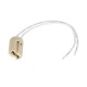 GloboStar® 79597 Κεραμικό Ντουί G9 με 15CM Καλώδιο D1.8 x H2.6cm GloboStar® 79597 Κεραμικό Ντουί G9 με 15CM Καλώδιο D1.8 x H2.6cm