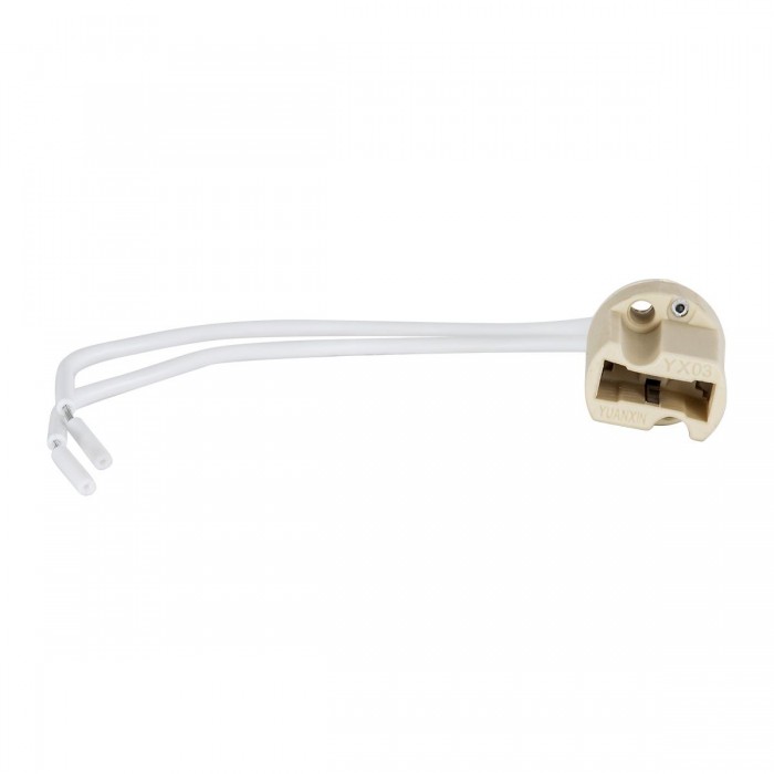 GloboStar® 79597 Κεραμικό Ντουί G9 με 15CM Καλώδιο D1.8 x H2.6cm GloboStar® 79597 Κεραμικό Ντουί G9 με 15CM Καλώδιο D1.8 x H2.6cm