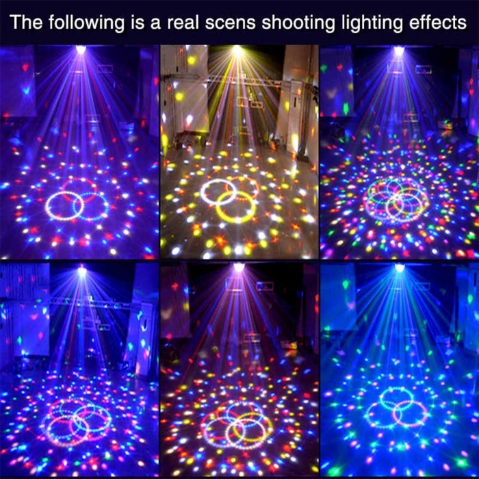 GloboStar® 79601-1 LED Party Disco Μπάλα με Περιστρεφόμενα Φωτορυθμικά Εφέ Πολύχρωμη RGB 15W με Sound Control Activated Εφέ και με Ασύρματο Χειριστήριο AC 230V IP20 Μ11 x Π8.6 x Υ13cm GloboStar® 79601-1 LED Party Disco Μπάλα με Περιστρεφόμενα Φωτορυθμικά Εφέ Πολύχρωμη RGB 15W με Sound Control Activated Εφέ και με Ασύρματο Χειριστήριο AC 230V IP20 Μ11 x Π8.6 x Υ13cm
