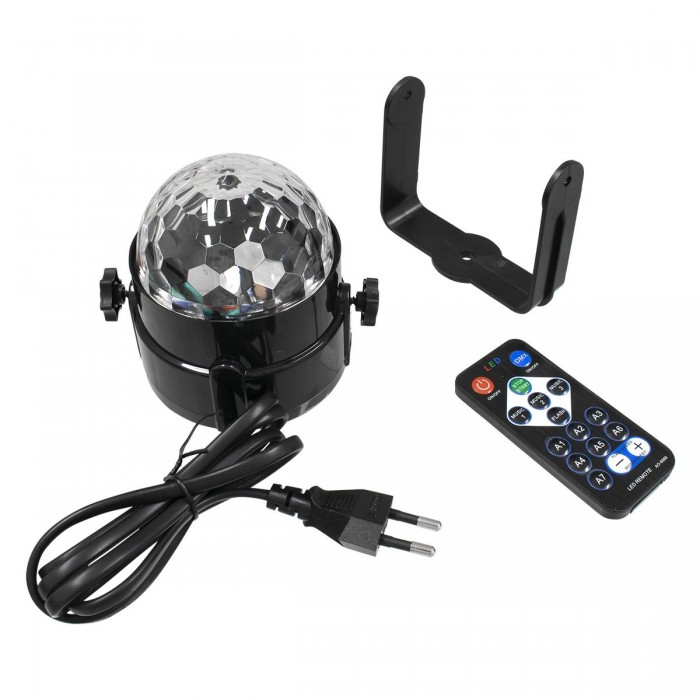 GloboStar® 79601-1 LED Party Disco Μπάλα με Περιστρεφόμενα Φωτορυθμικά Εφέ Πολύχρωμη RGB 15W με Sound Control Activated Εφέ και με Ασύρματο Χειριστήριο AC 230V IP20 Μ11 x Π8.6 x Υ13cm GloboStar® 79601-1 LED Party Disco Μπάλα με Περιστρεφόμενα Φωτορυθμικά Εφέ Πολύχρωμη RGB 15W με Sound Control Activated Εφέ και με Ασύρματο Χειριστήριο AC 230V IP20 Μ11 x Π8.6 x Υ13cm