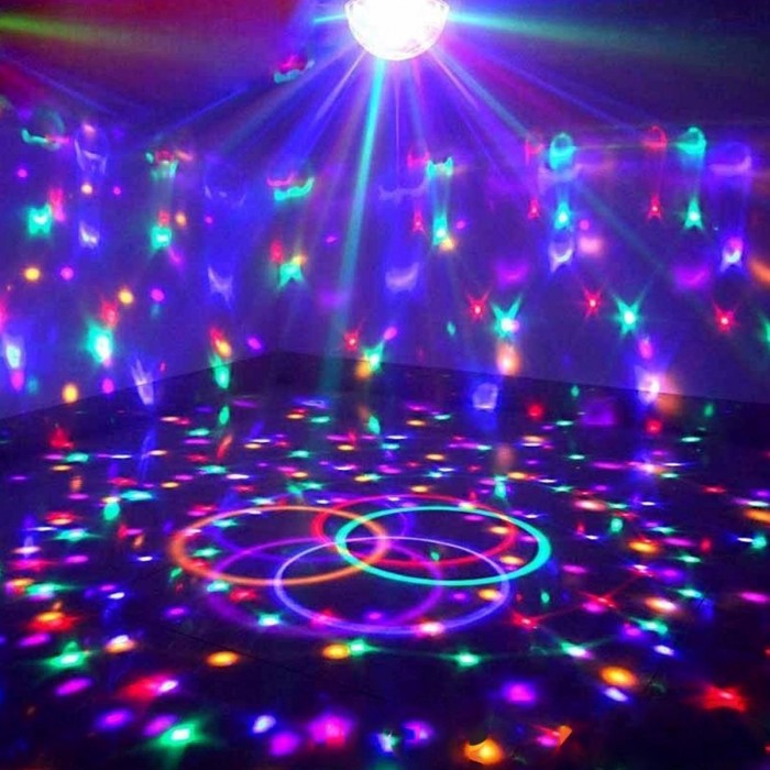 GloboStar® 79601-1 LED Party Disco Μπάλα με Περιστρεφόμενα Φωτορυθμικά Εφέ Πολύχρωμη RGB 15W με Sound Control Activated Εφέ και με Ασύρματο Χειριστήριο AC 230V IP20 Μ11 x Π8.6 x Υ13cm GloboStar® 79601-1 LED Party Disco Μπάλα με Περιστρεφόμενα Φωτορυθμικά Εφέ Πολύχρωμη RGB 15W με Sound Control Activated Εφέ και με Ασύρματο Χειριστήριο AC 230V IP20 Μ11 x Π8.6 x Υ13cm