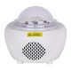 GloboStar® 79604 Λευκό Επιτραπέζιο Διακοσμητικό Φωτιστικό Ειδικών Εφε NIGHT SKY GALAXY 3D LED 10W DC 5V 2200mAh Επαναφορτιζόμενο με Bluetooth Speaker - Sound Activated - Καλώδιο Τροφοδοσίας USB και Ασύρματο Χειριστήριο RF 2.4Ghz Πολύχρωμo RGB Dimmable GloboStar® 79604 Λευκό Επιτραπέζιο Διακοσμητικό Φωτιστικό Ειδικών Εφε NIGHT SKY GALAXY 3D LED 10W DC 5V 2200mAh Επαναφορτιζόμενο με Bluetooth Speaker - Sound Activated - Καλώδιο Τροφοδοσίας USB και Ασύρματο Χειριστήριο RF 2.4Ghz Πολύχρωμo RGB Dimmable