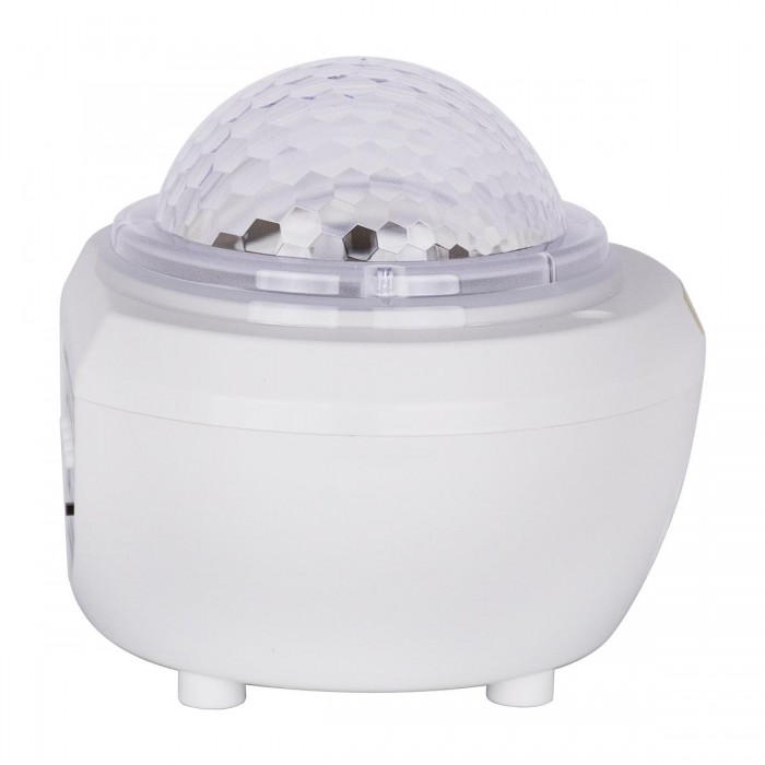 GloboStar® 79604 Λευκό Επιτραπέζιο Διακοσμητικό Φωτιστικό Ειδικών Εφε NIGHT SKY GALAXY 3D LED 10W DC 5V 2200mAh Επαναφορτιζόμενο με Bluetooth Speaker - Sound Activated - Καλώδιο Τροφοδοσίας USB και Ασύρματο Χειριστήριο RF 2.4Ghz Πολύχρωμo RGB Dimmable GloboStar® 79604 Λευκό Επιτραπέζιο Διακοσμητικό Φωτιστικό Ειδικών Εφε NIGHT SKY GALAXY 3D LED 10W DC 5V 2200mAh Επαναφορτιζόμενο με Bluetooth Speaker - Sound Activated - Καλώδιο Τροφοδοσίας USB και Ασύρματο Χειριστήριο RF 2.4Ghz Πολύχρωμo RGB Dimmable