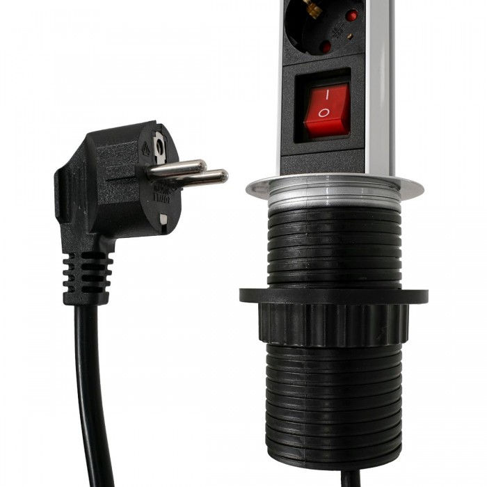 GloboStar® 79630 Χωνευτό Πτυσσόμενο Πολύμπριζο με 3 Πρίζες Ασφαλείας EU Σούκο AC 230V Max 3000W & 2 Εξόδους USB DC 5V Max 3A 18W & Ενσωματωμένο Διακόπτη Οn/Off GloboStar® 79630 Χωνευτό Πτυσσόμενο Πολύμπριζο με 3 Πρίζες Ασφαλείας EU Σούκο AC 230V Max 3000W & 2 Εξόδους USB DC 5V Max 3A 18W & Ενσωματωμένο Διακόπτη Οn/Off