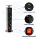 GloboStar® 79630 Χωνευτό Πτυσσόμενο Πολύμπριζο με 3 Πρίζες Ασφαλείας EU Σούκο AC 230V Max 3000W & 2 Εξόδους USB DC 5V Max 3A 18W & Ενσωματωμένο Διακόπτη Οn/Off GloboStar® 79630 Χωνευτό Πτυσσόμενο Πολύμπριζο με 3 Πρίζες Ασφαλείας EU Σούκο AC 230V Max 3000W & 2 Εξόδους USB DC 5V Max 3A 18W & Ενσωματωμένο Διακόπτη Οn/Off