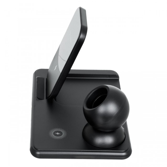 GloboStar® 79699 Επιτραπέζια Σταθερή Βάση Ασύρματης Φόρτισης Fast Charging για Κινητά - Earphones - Smart Watches - Pencil 4 Καναλιών - 1 Channel 15W Max (Phone) - 2 Channel 3W (Airpod) - 3 Channel 2W (Watch) - 4 Channel 2W (Pencil) GloboStar® 79699 Επιτραπέζια Σταθερή Βάση Ασύρματης Φόρτισης Fast Charging για Κινητά - Earphones - Smart Watches - Pencil 4 Καναλιών - 1 Channel 15W Max (Phone) - 2 Channel 3W (Airpod) - 3 Channel 2W (Watch) - 4 Channel 2W (Pencil)