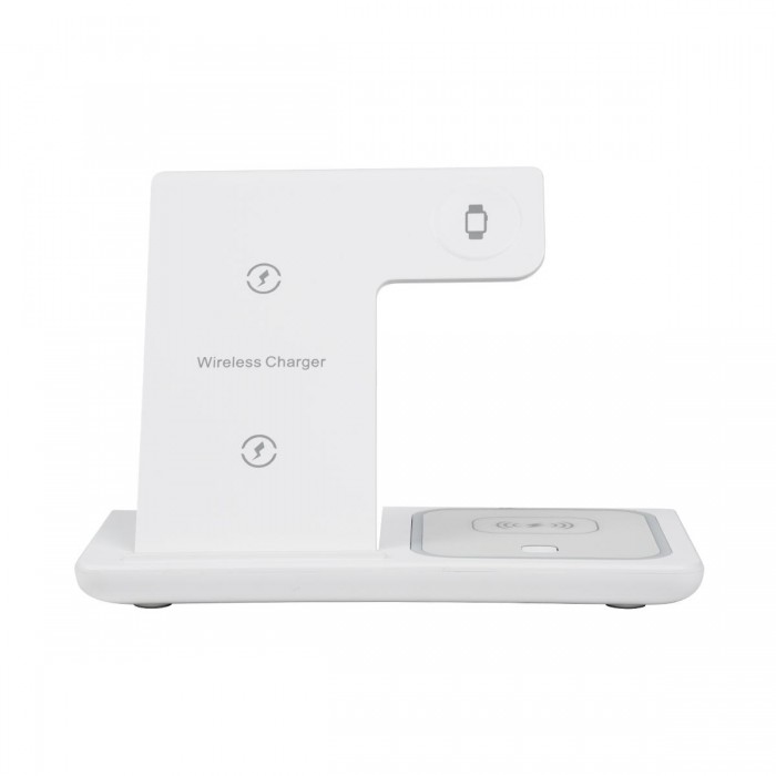 GloboStar® 79706 Επιτραπέζια Σταθερή Βάση Ασύρματης Φόρτισης Fast Charging για Κινητά - Earphones - Smart Watches 15W Max - Λευκό GloboStar® 79706 Επιτραπέζια Σταθερή Βάση Ασύρματης Φόρτισης Fast Charging για Κινητά - Earphones - Smart Watches 15W Max - Λευκό
