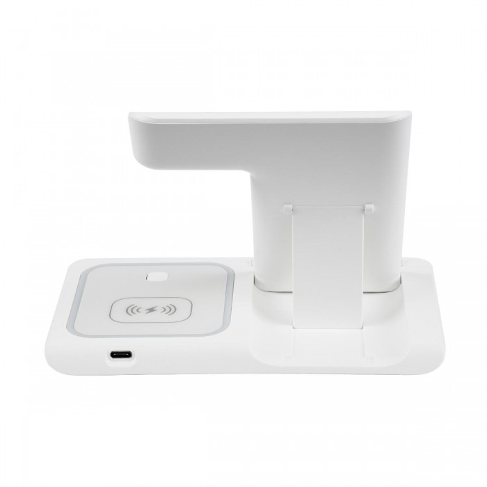 GloboStar® 79706 Επιτραπέζια Σταθερή Βάση Ασύρματης Φόρτισης Fast Charging για Κινητά - Earphones - Smart Watches 15W Max - Λευκό GloboStar® 79706 Επιτραπέζια Σταθερή Βάση Ασύρματης Φόρτισης Fast Charging για Κινητά - Earphones - Smart Watches 15W Max - Λευκό