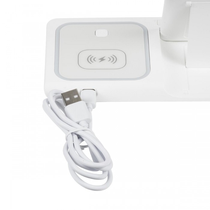 GloboStar® 79706 Επιτραπέζια Σταθερή Βάση Ασύρματης Φόρτισης Fast Charging για Κινητά - Earphones - Smart Watches 15W Max - Λευκό GloboStar® 79706 Επιτραπέζια Σταθερή Βάση Ασύρματης Φόρτισης Fast Charging για Κινητά - Earphones - Smart Watches 15W Max - Λευκό