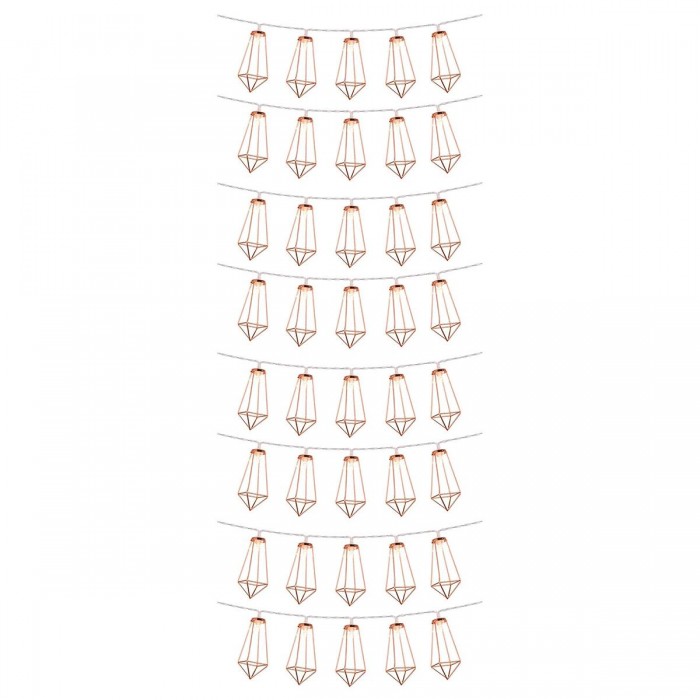 79806 Διακοσμητική Γιρλάντα Bronze Cone 5 Μέτρα με Διακόπτη On/Off - 40 LED 4W με Μπαταρίες 3xAA & Διάφανο Καλώδιο IP20 Θερμό Λευκό 2700K Μ5m 79806 Διακοσμητική Γιρλάντα Bronze Cone 5 Μέτρα με Διακόπτη On/Off - 40 LED 4W με Μπαταρίες 3xAA & Διάφανο Καλώδιο IP20 Θερμό Λευκό 2700K Μ5m
