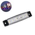 GloboStar® 79900 Πλευρικά Φώτα Όγκου Φορτηγών LED 6 SMD 2835 DC 10-30V Πλαστικό PVC Αδιάβροχο IP66 Ψυχρό Λευκό 6000K GloboStar® 79900 Πλευρικά Φώτα Όγκου Φορτηγών LED 6 SMD 2835 DC 10-30V Πλαστικό PVC Αδιάβροχο IP66 Ψυχρό Λευκό 6000K