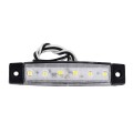 GloboStar® 79900 Πλευρικά Φώτα Όγκου Φορτηγών LED 6 SMD 2835 DC 10-30V Πλαστικό PVC Αδιάβροχο IP66 Ψυχρό Λευκό 6000K GloboStar® 79900 Πλευρικά Φώτα Όγκου Φορτηγών LED 6 SMD 2835 DC 10-30V Πλαστικό PVC Αδιάβροχο IP66 Ψυχρό Λευκό 6000K