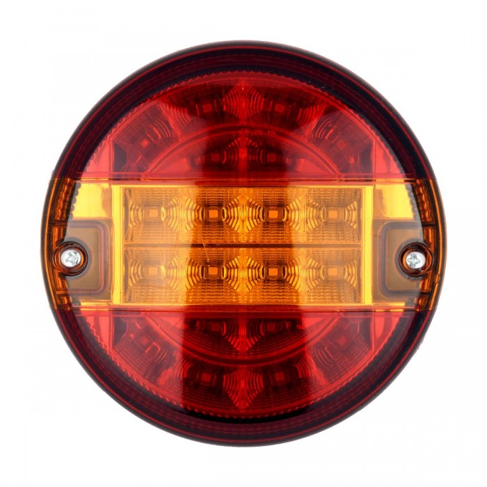 GloboStar® 79927 Πίσω Φανάρι Φορτηγού 20 LED DC 24V Στρογγυλό Universal Αδιάβροχο IP66 Κόκκινο - Πορτοκαλί GloboStar® 79927 Πίσω Φανάρι Φορτηγού 20 LED DC 24V Στρογγυλό Universal Αδιάβροχο IP66 Κόκκινο - Πορτοκαλί