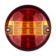 GloboStar® 79927 Πίσω Φανάρι Φορτηγού 20 LED DC 24V Στρογγυλό Universal Αδιάβροχο IP66 Κόκκινο - Πορτοκαλί GloboStar® 79927 Πίσω Φανάρι Φορτηγού 20 LED DC 24V Στρογγυλό Universal Αδιάβροχο IP66 Κόκκινο - Πορτοκαλί
