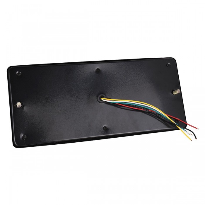 GloboStar® 79928 Πίσω Φανάρι Τρέιλερ 36 LED 12V με Μεταλλικό Πλέγμα Προστασίας Universal Αδιάβροχο IP66 Πορτοκαλί - Κόκκινο - Λευκό 6000K
