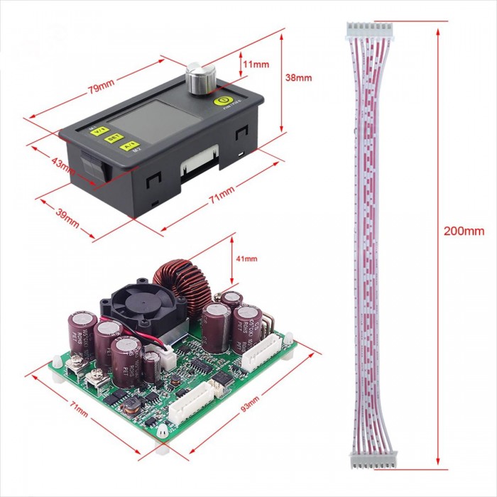 GloboStar® 79984 DPS5020-USB-BT Ψηφιακό Δοκιμαστικό Εργαλείο Ηλεκτρονικού/Τεχνικού Τμήματος Ρυθμιζόμενης Τάσης & Ampere - Βολτόμετρο/Αμπερόμετρο/Βατόμετρο Μετατροπέας με LCD Οθόνη Max Output 0-20A/DC 0-50V/0-1000W με Micro USB & Βluetooth APP GloboStar® 79984 DPS5020-USB-BT Ψηφιακό Δοκιμαστικό Εργαλείο Ηλεκτρονικού/Τεχνικού Τμήματος Ρυθμιζόμενης Τάσης & Ampere - Βολτόμετρο/Αμπερόμετρο/Βατόμετρο Μετατροπέας με LCD Οθόνη Max Output 0-20A/DC 0-50V/0-1000W με Micro USB & Βluetooth APP