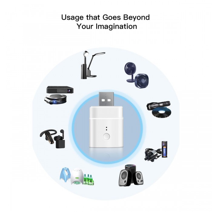 GloboStar® 80014 SONOFF MICRO-R2 - Wi-Fi Smart Switch 5V USB Smart Adaptor GloboStar® 80014 SONOFF MICRO-R2 - Wi-Fi Smart Switch 5V USB Smart Adaptor