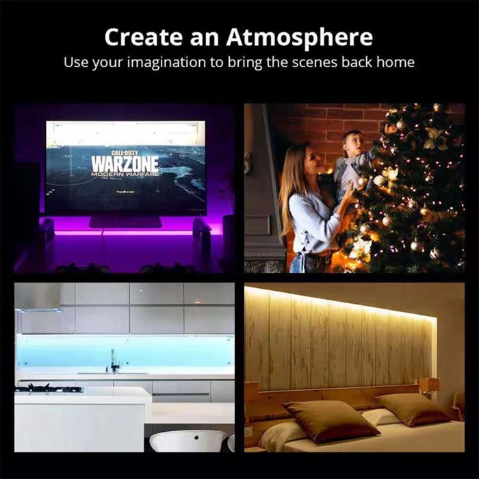 GloboStar® 80025 SONOFF L1-5050RGB-GR-5M-R2 - Smart RGB LED Light Strip Extension 5M Waterproof IP65 GloboStar® 80025 SONOFF L1-5050RGB-GR-5M-R2 - Smart RGB LED Light Strip Extension 5M Waterproof IP65