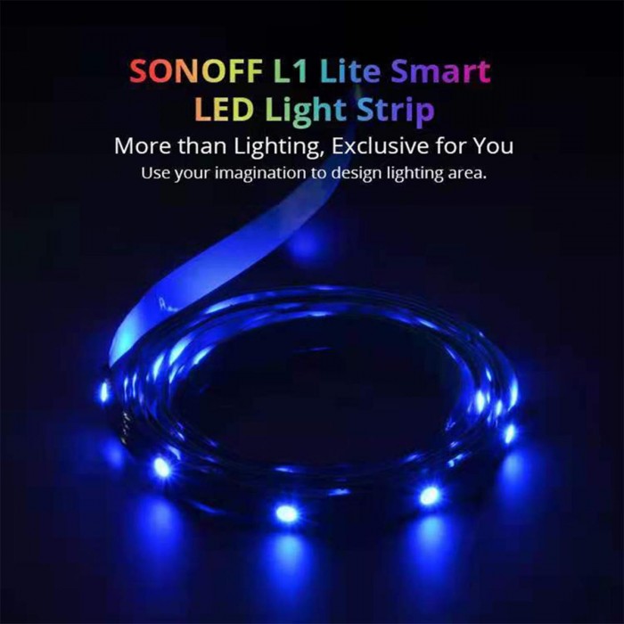 GloboStar® 80025 SONOFF L1-5050RGB-GR-5M-R2 - Smart RGB LED Light Strip Extension 5M Waterproof IP65 GloboStar® 80025 SONOFF L1-5050RGB-GR-5M-R2 - Smart RGB LED Light Strip Extension 5M Waterproof IP65