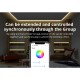 GloboStar® 80026 SONOFF L2-LITE-5M-EU-GR-R2 - Wi-Fi Smart RGB LED Light Strip SET 5M