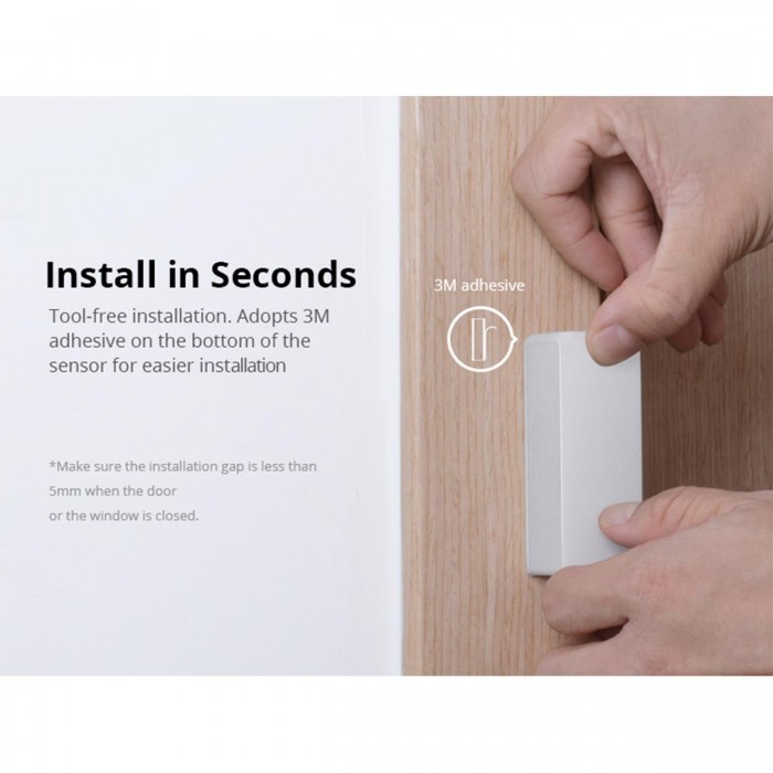 GloboStar® 80032 SONOFF DW2-R2 - Wi-Fi Wireless Door/Window Security Sensor GloboStar® 80032 SONOFF DW2-R2 - Wi-Fi Wireless Door/Window Security Sensor