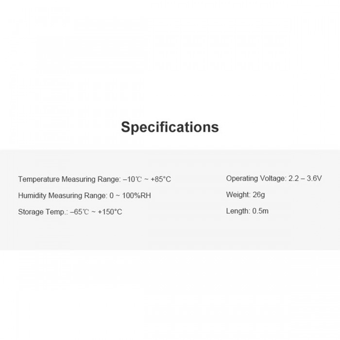 GloboStar® 80036 SONOFF Si7021-R2 - Smart Temperature & Humidity TH Sensor for TH10 & TH16 Models GloboStar® 80036 SONOFF Si7021-R2 - Smart Temperature & Humidity TH Sensor for TH10 & TH16 Models