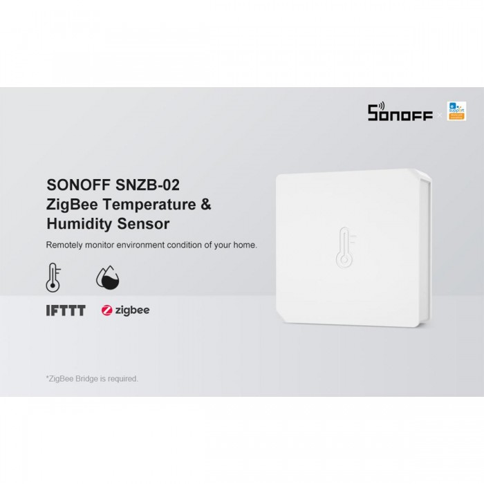 GloboStar® 80048 SONOFF SNZB-02-R3 – Zigbee Wireless Temperature & Humidity Sensor Real Time Monitoring GloboStar® 80048 SONOFF SNZB-02-R3 – Zigbee Wireless Temperature & Humidity Sensor Real Time Monitoring