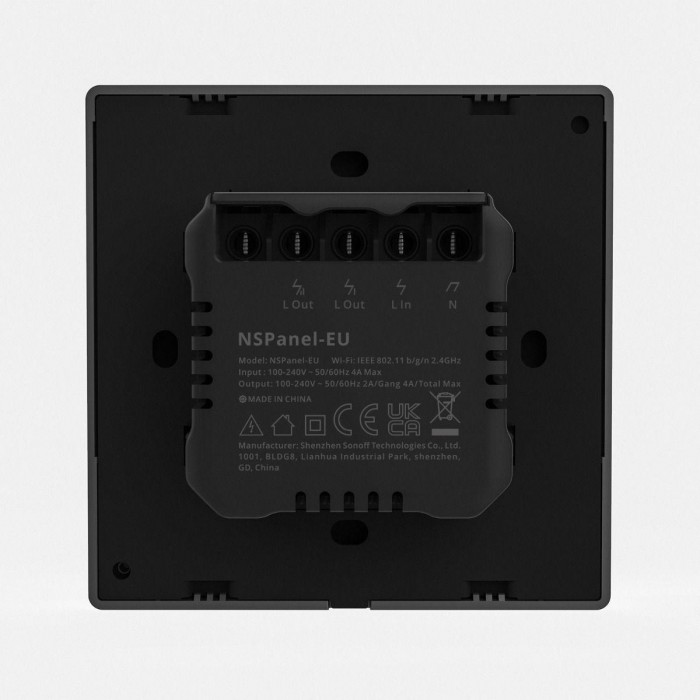 GloboStar® 80058 SONOFF NSPanel-R2-2022-EU - Wi-Fi Smart Scene Wall Switch(86/EU Type) - Integrated HMI Panel - Smart Temperature Control GloboStar® 80058 SONOFF NSPanel-R2-2022-EU - Wi-Fi Smart Scene Wall Switch(86/EU Type) - Integrated HMI Panel - Smart Temperature Control