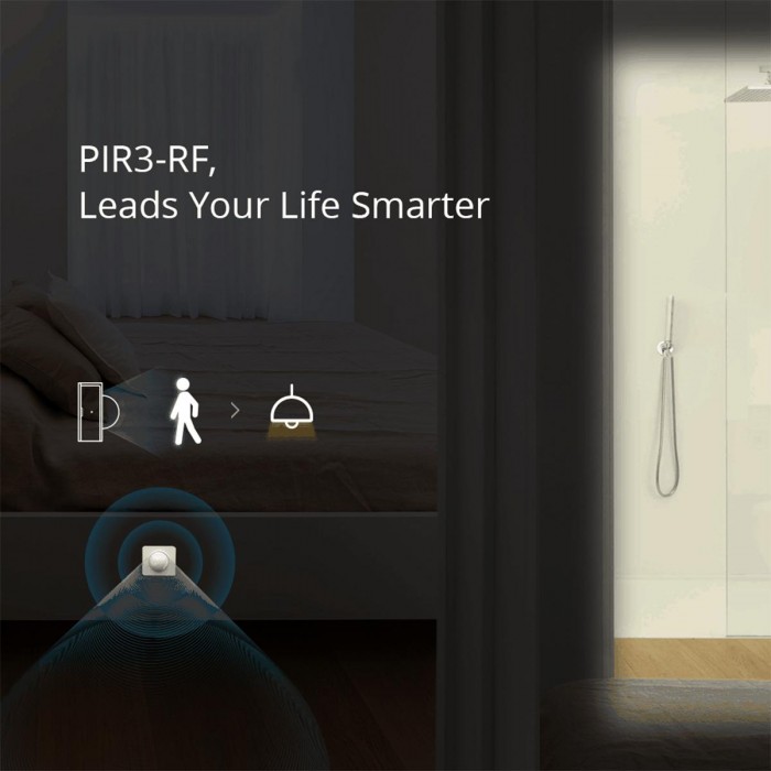 GloboStar® 80064 SONOFF PIR3-RF – Smart 433MHZ RF PIR Motion Sensor 6m/110° Detection GloboStar® 80064 SONOFF PIR3-RF – Smart 433MHZ RF PIR Motion Sensor 6m/110° Detection
