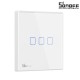 GloboStar® 80067 SONOFF T2EU3C-RF - 433MHz Wireless Smart Wall Touch Button Switch 3 Way - RF Series GloboStar® 80067 SONOFF T2EU3C-RF - 433MHz Wireless Smart Wall Touch Button Switch 3 Way - RF Series