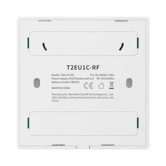 GloboStar® 80067 SONOFF T2EU3C-RF - 433MHz Wireless Smart Wall Touch Button Switch 3 Way - RF Series GloboStar® 80067 SONOFF T2EU3C-RF - 433MHz Wireless Smart Wall Touch Button Switch 3 Way - RF Series