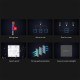 GloboStar® 80067 SONOFF T2EU3C-RF - 433MHz Wireless Smart Wall Touch Button Switch 3 Way - RF Series GloboStar® 80067 SONOFF T2EU3C-RF - 433MHz Wireless Smart Wall Touch Button Switch 3 Way - RF Series