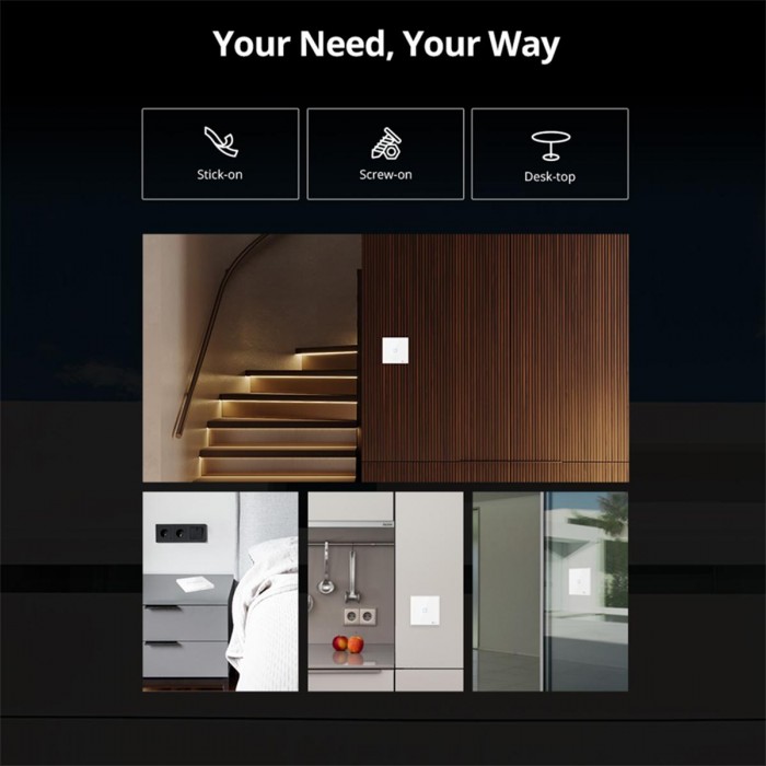 GloboStar® 80067 SONOFF T2EU3C-RF - 433MHz Wireless Smart Wall Touch Button Switch 3 Way - RF Series GloboStar® 80067 SONOFF T2EU3C-RF - 433MHz Wireless Smart Wall Touch Button Switch 3 Way - RF Series