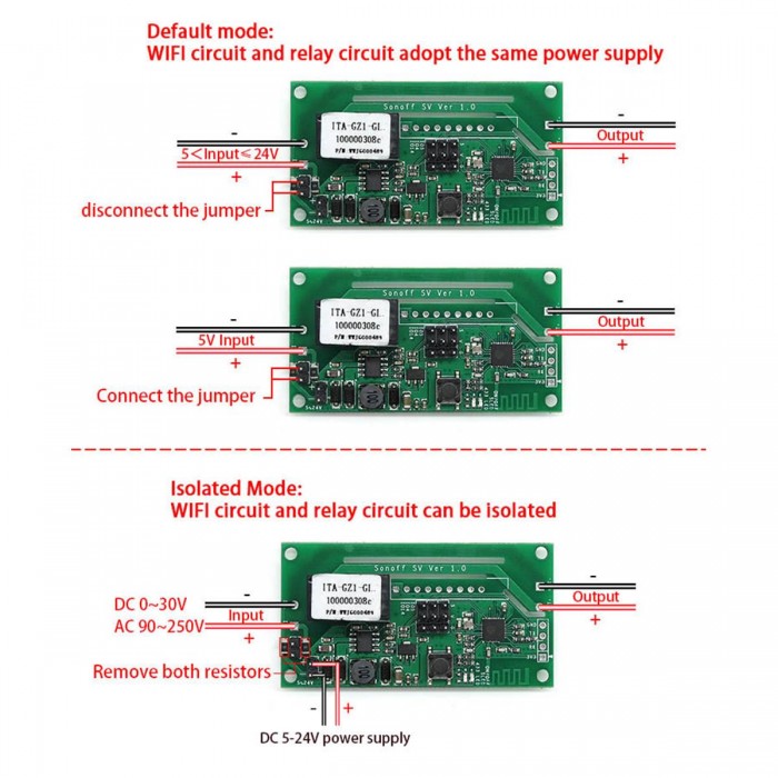 GloboStar® 80068 SONOFF SV - Safe Voltage Wi-Fi Wireless Switch Smart Home Module Support Secondary Development GloboStar® 80068 SONOFF SV - Safe Voltage Wi-Fi Wireless Switch Smart Home Module Support Secondary Development