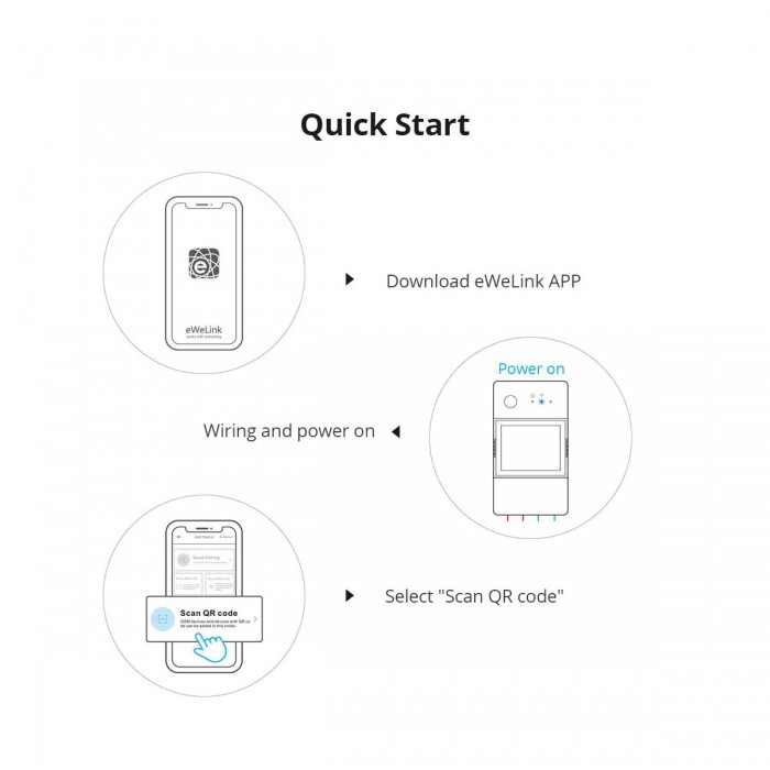 GloboStar® 80079 SONOFF POW Elite POWR316D Smart WiFi Real Time Power Consumption AC 100-240V MAX 16A